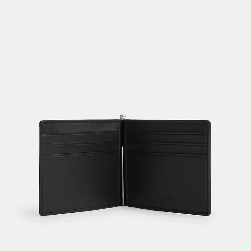 Slim Money Clip Billfold Wallet Signature Canvas