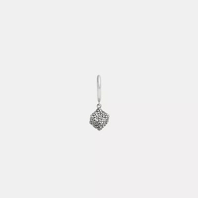 Quilted Cube Huggie Earring