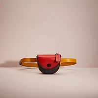 Restored Turnlock Convertible Crossbody In Blocked Signature Canvas