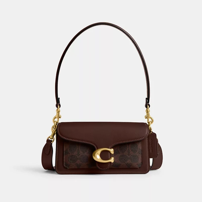 Tabby Shoulder Bag 20 In Signature Canvas