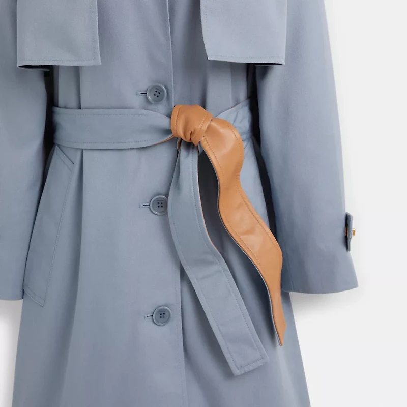 Restored Minimal Trench Coat