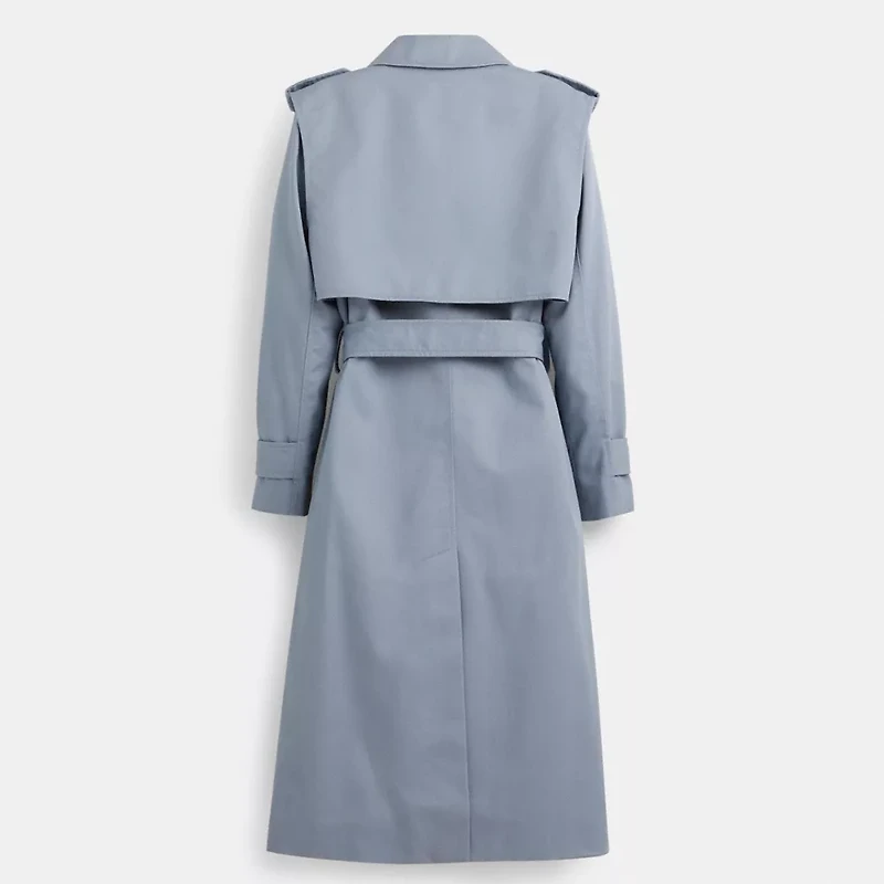 Restored Minimal Trench Coat