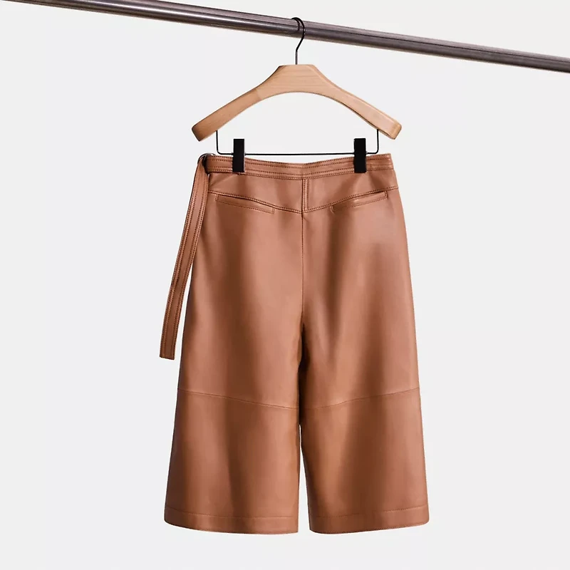 Restored Leather Culottes