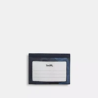 Slim Id Card Case In Signature Camo Print