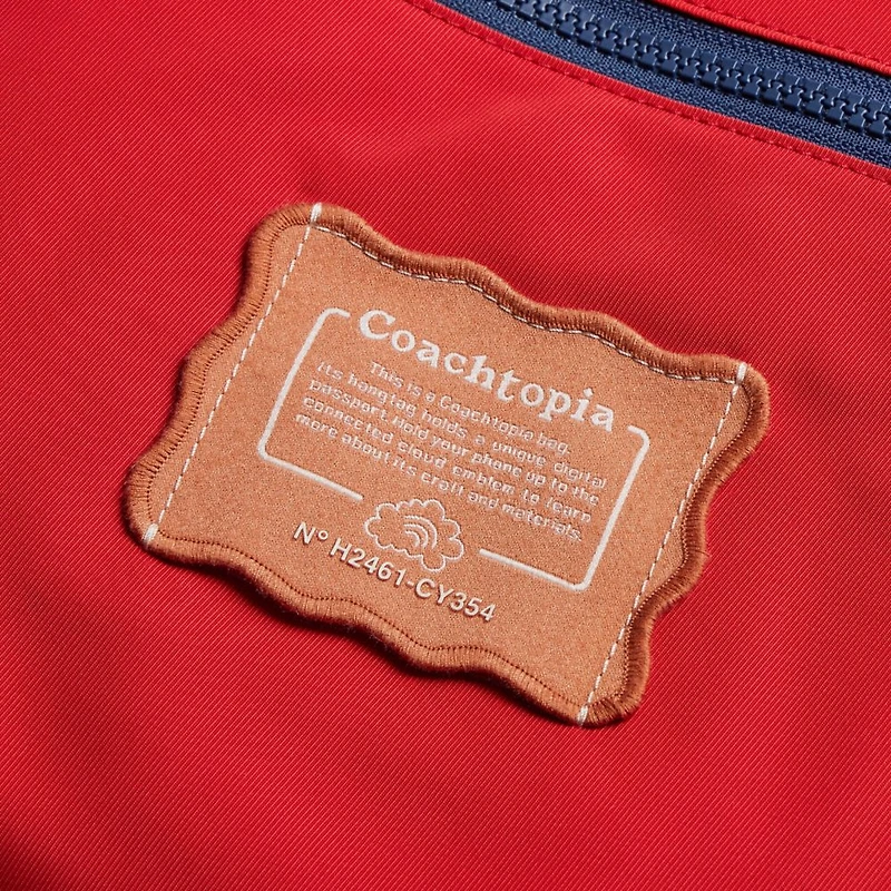 Coachtopia Loop Small Tote With Heart Appliqué