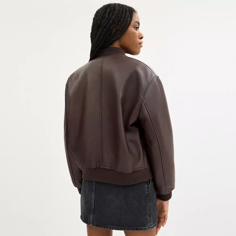 Leather Bomber