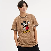 Disney X Coach Signature Mickey Mouse T Shirt