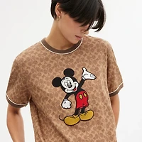 Disney X Coach Signature Mickey Mouse T Shirt
