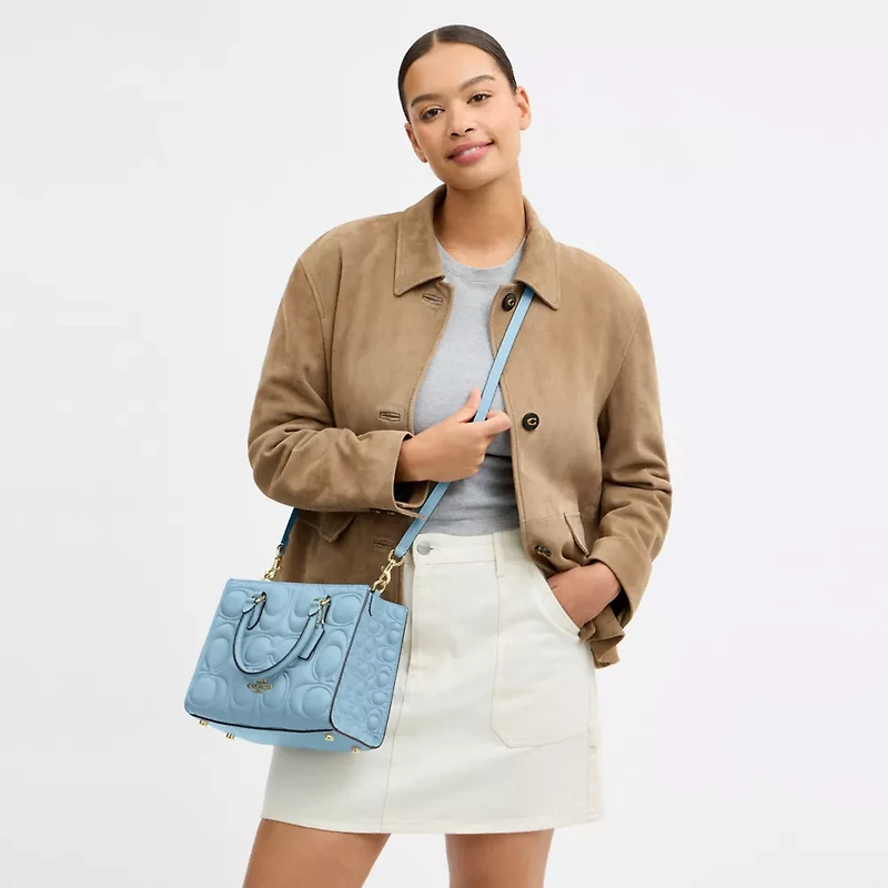 Maggie Small Tote Bag Signature Leather
