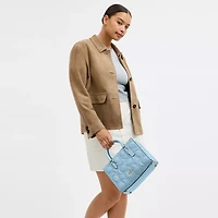 Maggie Small Tote Bag Signature Leather