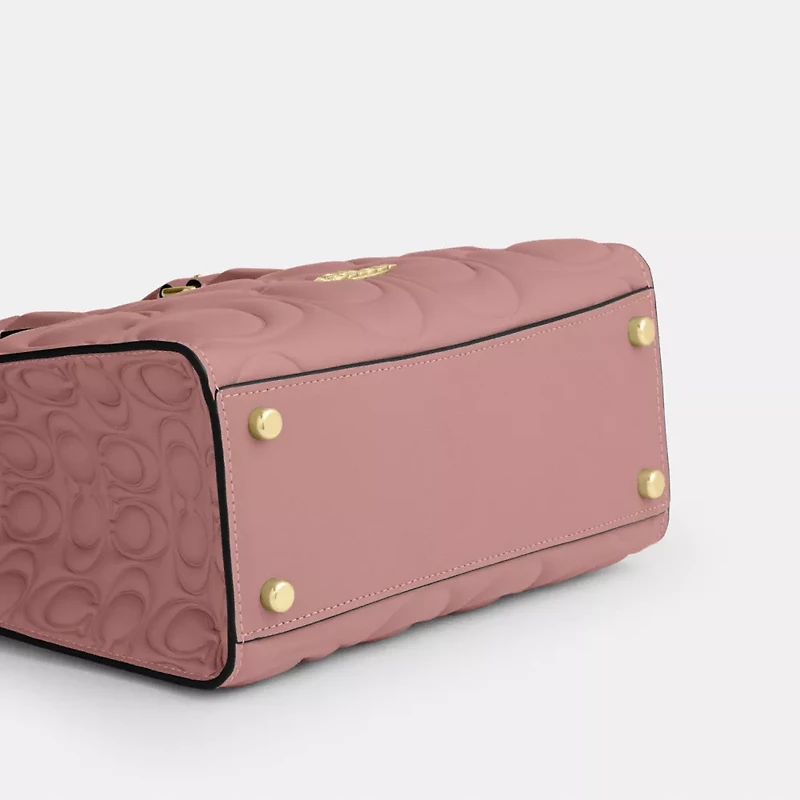 Maggie Small Tote Bag In Signature Leather