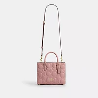 Maggie Small Tote Bag In Signature Leather