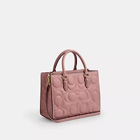 Maggie Small Tote Bag In Signature Leather