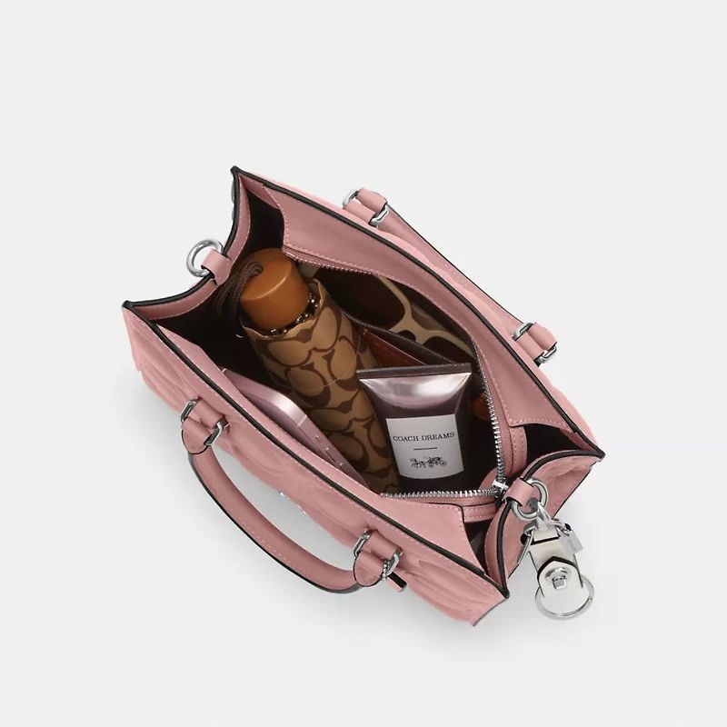 Maggie Small Tote Bag In Signature Leather