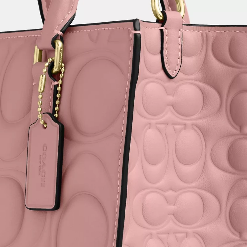 Maggie Small Tote Bag In Signature Leather