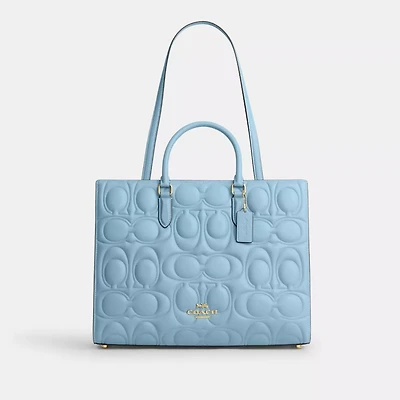 Maggie Tote Bag Signature Leather