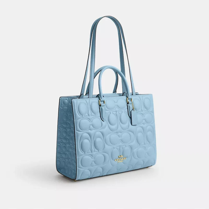 Maggie Tote Bag Signature Leather