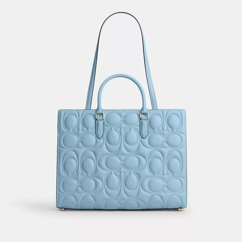 Maggie Tote Bag Signature Leather