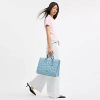 Maggie Tote Bag Signature Leather