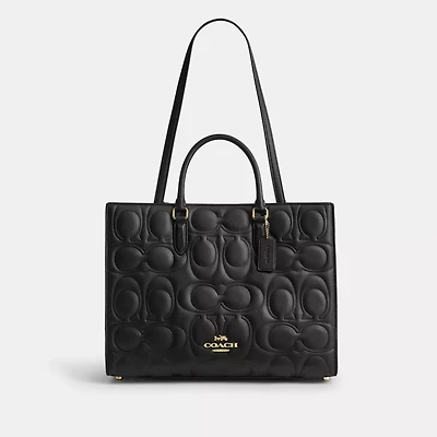 Maggie Tote Bag In Signature Leather