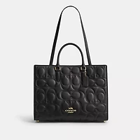 Maggie Tote Bag In Signature Leather