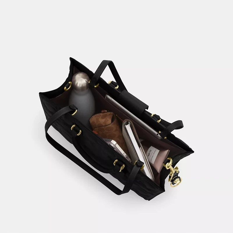 Maggie Tote Bag In Signature Leather