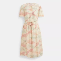 Restored Trompe L'oeil Short Sleeve Dress