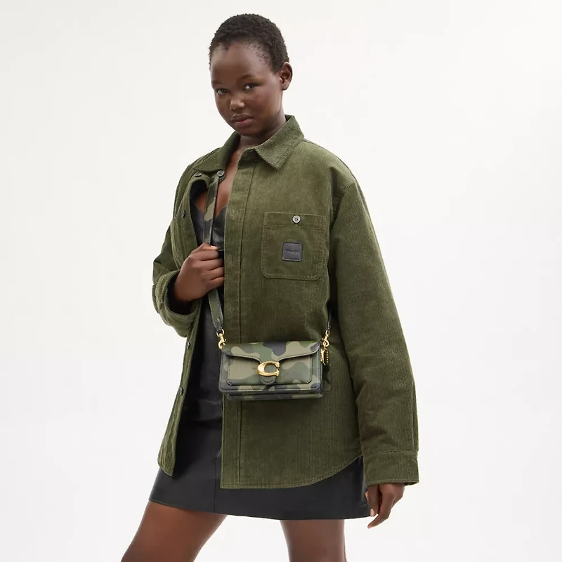 Tabby Shoulder Bag 20 With Camo Print
