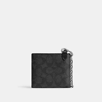 Billfold Wallet With Chain In Signature Canvas