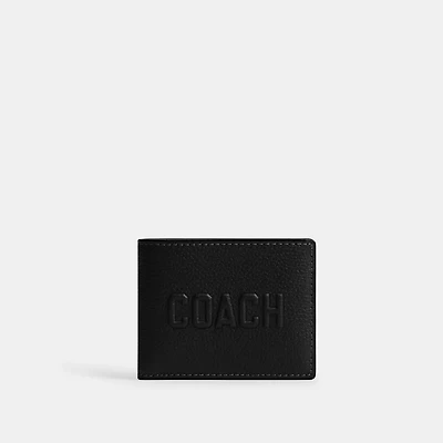 Slim Billfold Wallet With Coach Graphic