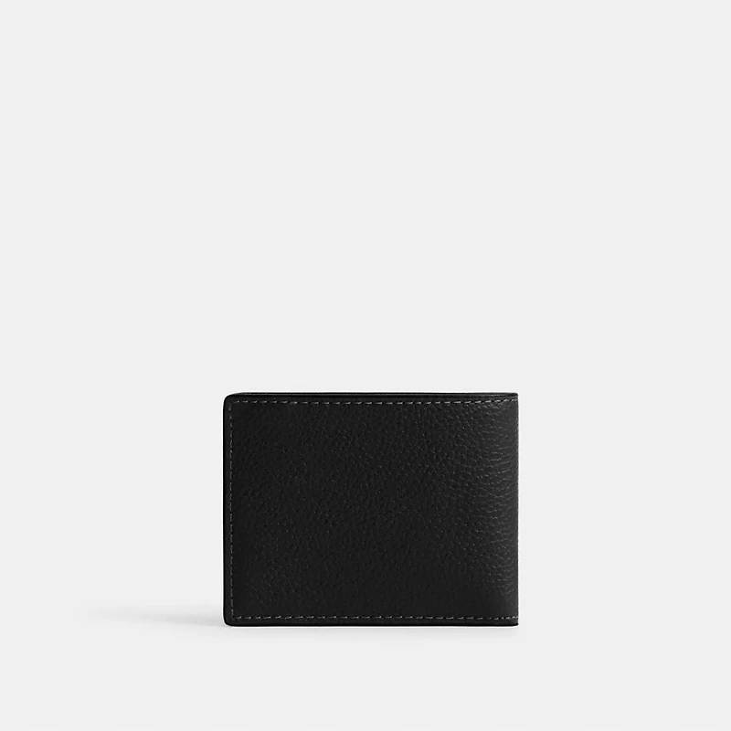 Slim Billfold Wallet With Coach Graphic