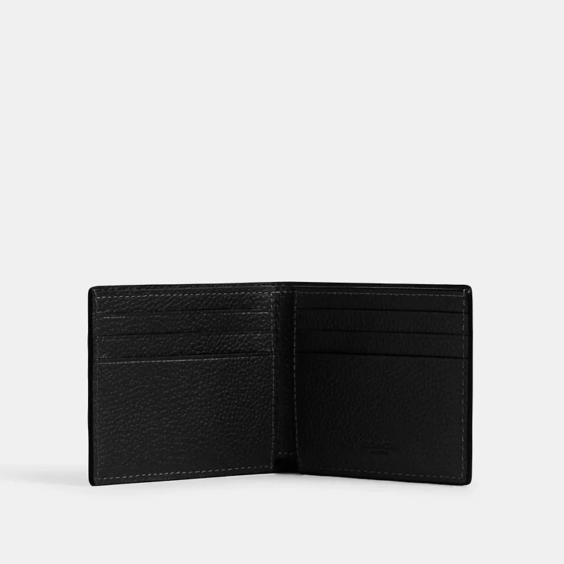 Slim Billfold Wallet With Coach Graphic