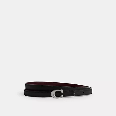 Sculpted Signature Buckle Reversible Belt, 13 Mm