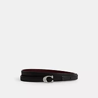 Sculpted Signature Buckle Reversible Belt, 13 Mm