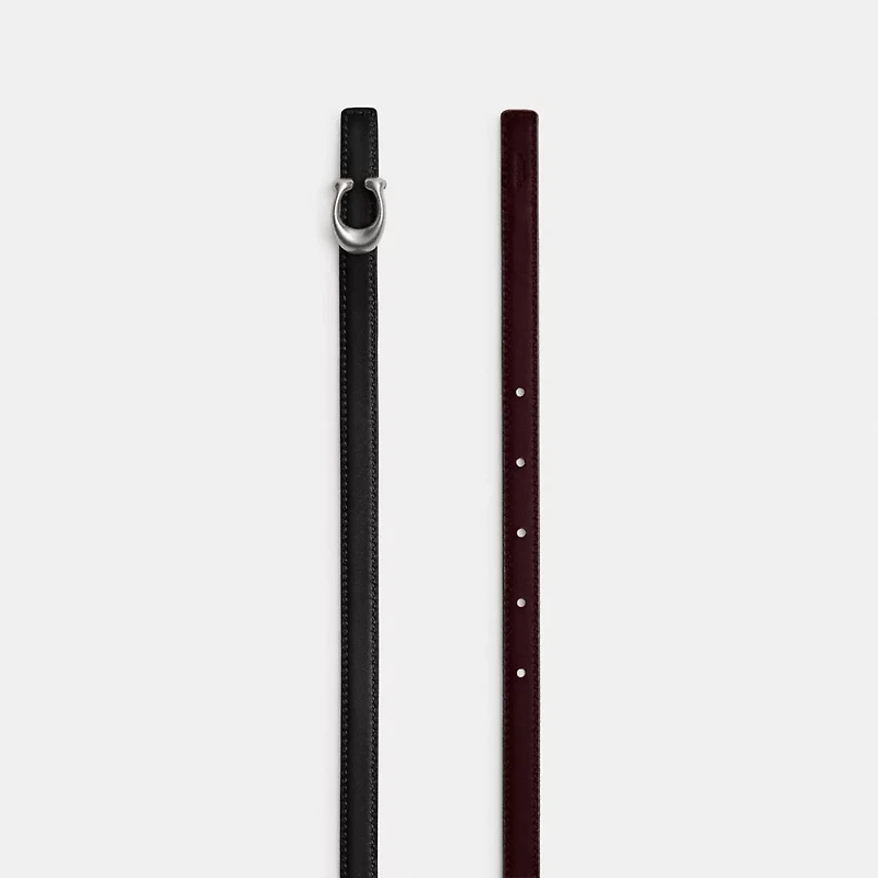 Sculpted Signature Buckle Reversible Belt, 13 Mm