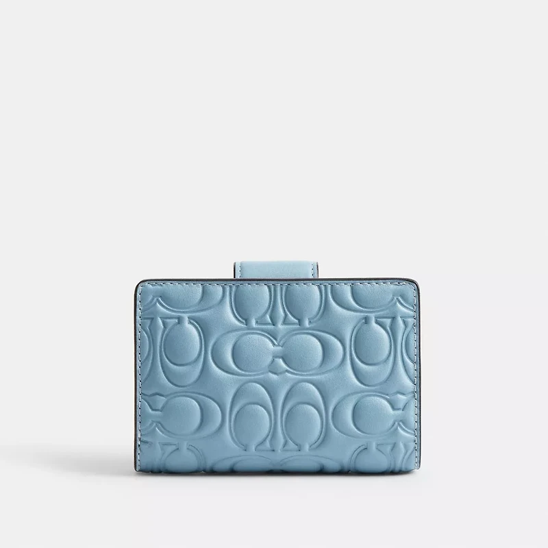 Medium Corner Zip Wallet In Signature Leather