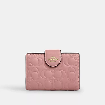 Medium Corner Zip Wallet In Signature Leather