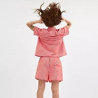 Coachtopia Loop Gingham Tie-Front Shirt