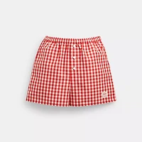 Coachtopia Loop Gingham Boxer Shorts