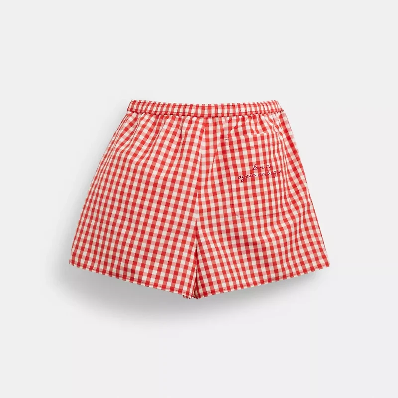 Coachtopia Loop Gingham Boxer Shorts