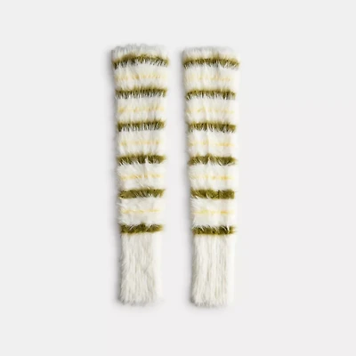 Fuzzy Knit Arm Warmers