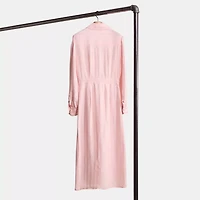 Restored Long Striped Viscose Dress