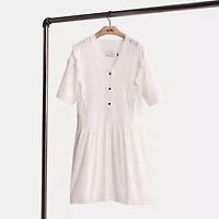 Restored Broderie Anglaise Mini Dress