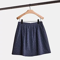 Restored Mini Quilted Skirt In Organic Cotton