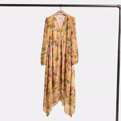Restored Floral Long Dress