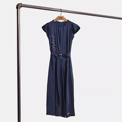 Restored Sleeveless Pleated Dress