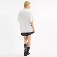 Cursive Coach Embroidered T-Shirt In Organic Cotton