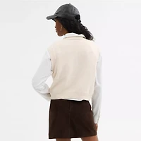 Sketch Print Sweater Vest