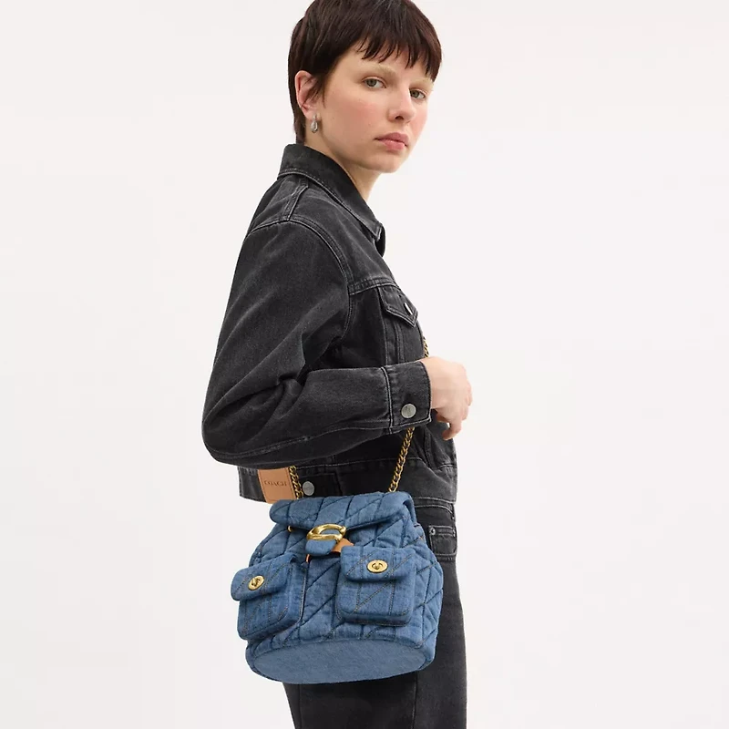 Tabby Backpack With Quilting