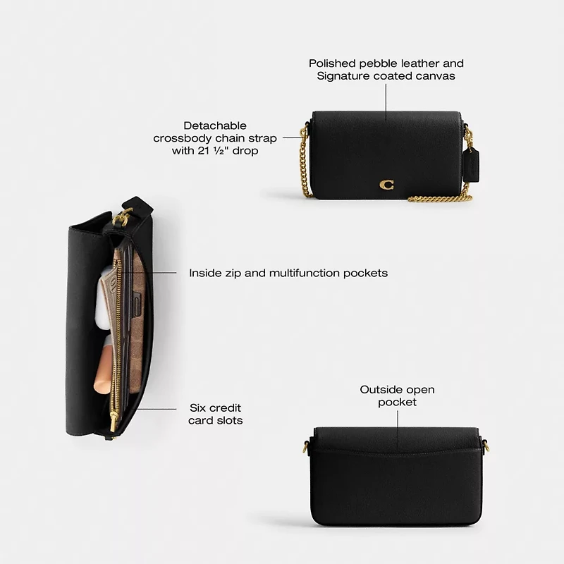 Mila Crossbody Bag With Signature Canvas